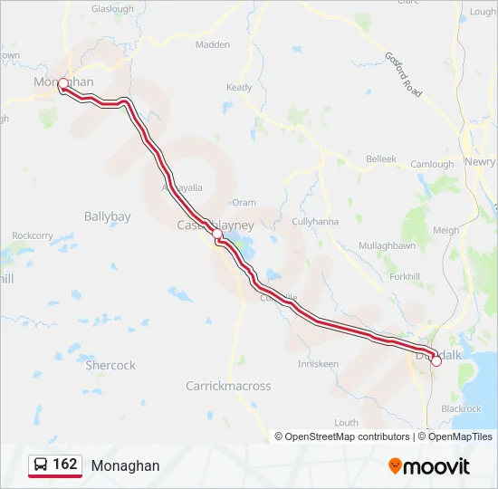 162 Bus Line Map