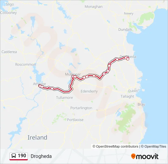 190 Bus Line Map