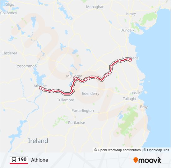 190 Bus Line Map