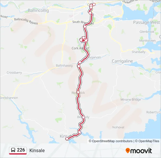 226 Bus Line Map