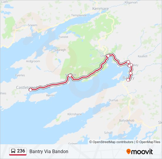 236 Bus Line Map