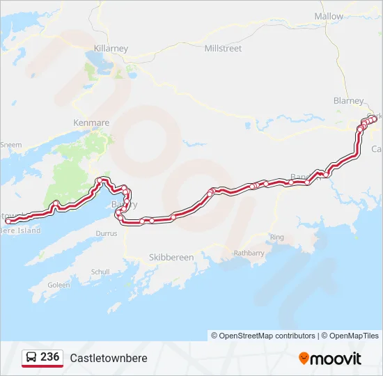 236 Bus Line Map