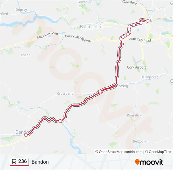 236 Bus Line Map