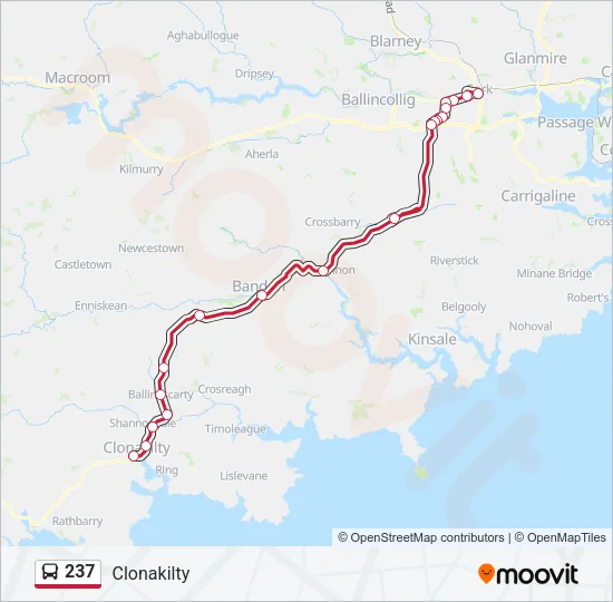 237 Bus Line Map