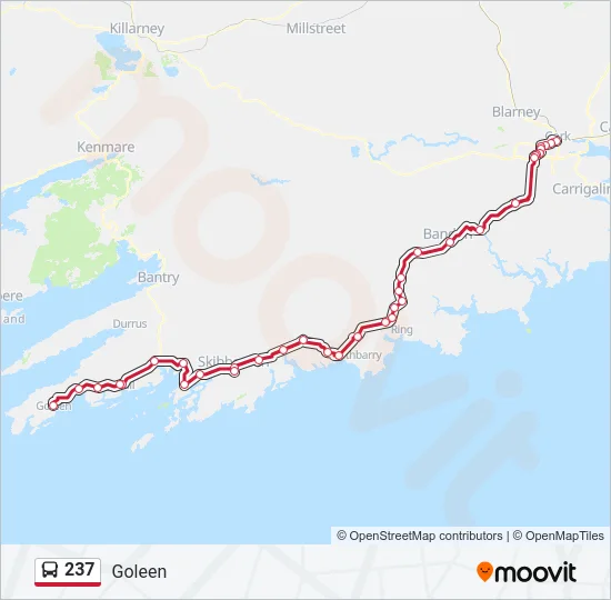 237 Bus Line Map