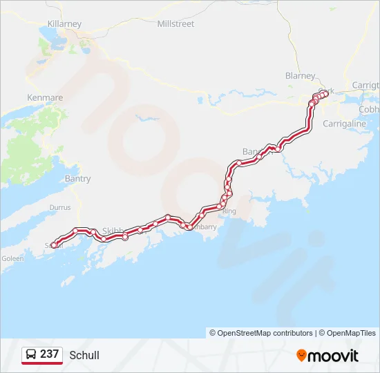 237 Bus Line Map