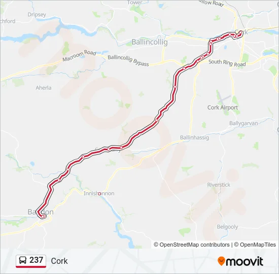 237 Bus Line Map