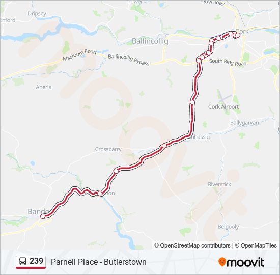 239 Route: Schedules, Stops & Maps - South Mall (updated)