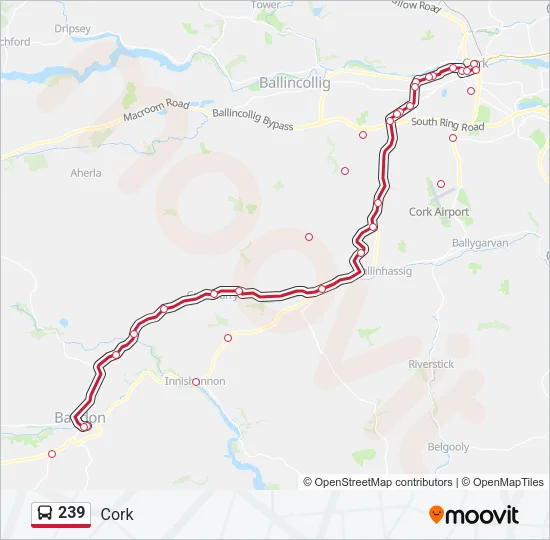 239 Bus Line Map