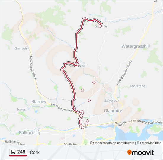 248 Bus Line Map