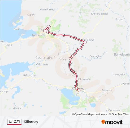 271 Bus Line Map