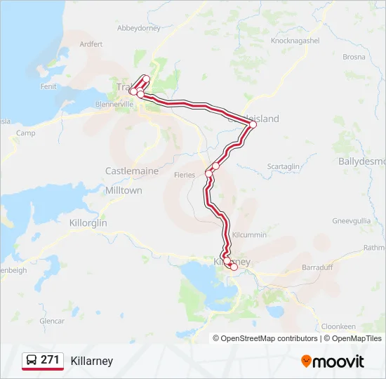 271 Bus Line Map