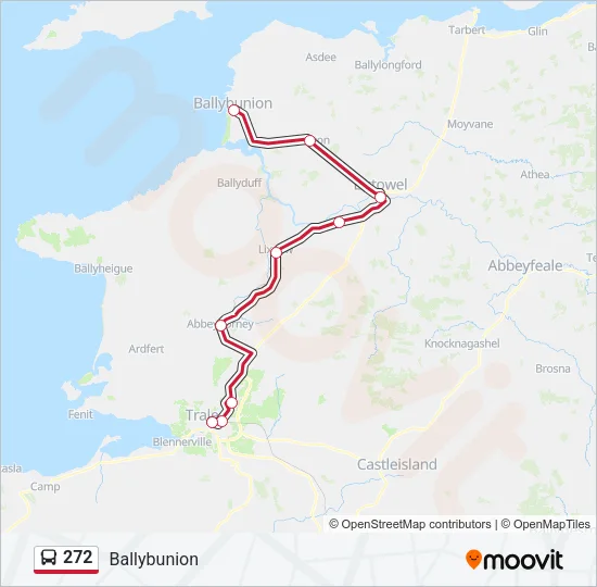 272 Bus Line Map