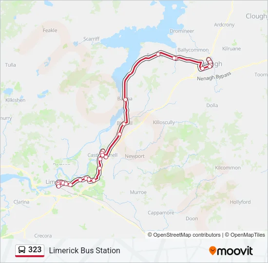 323 Bus Line Map