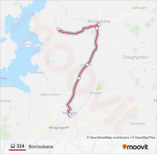324 Bus Line Map