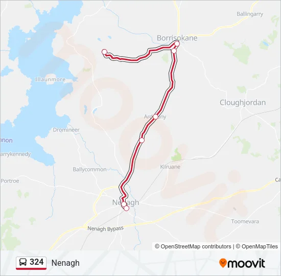 324 Bus Line Map