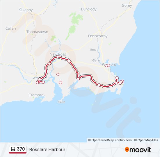 370 Bus Line Map