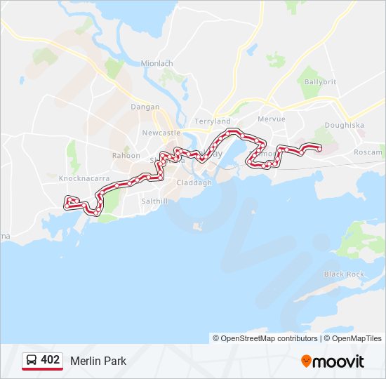 402 bus Line Map