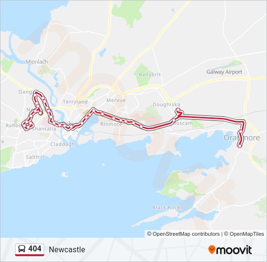 404 Bus Line Map