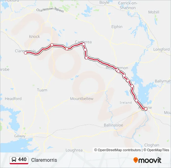 440 Bus Line Map