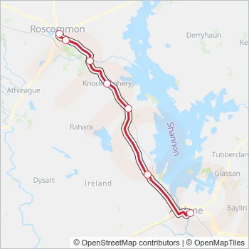 461 Bus Line Map