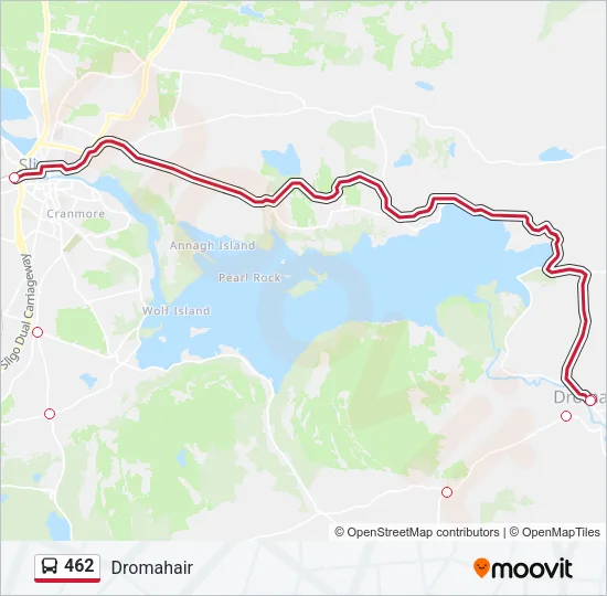 462 Bus Line Map
