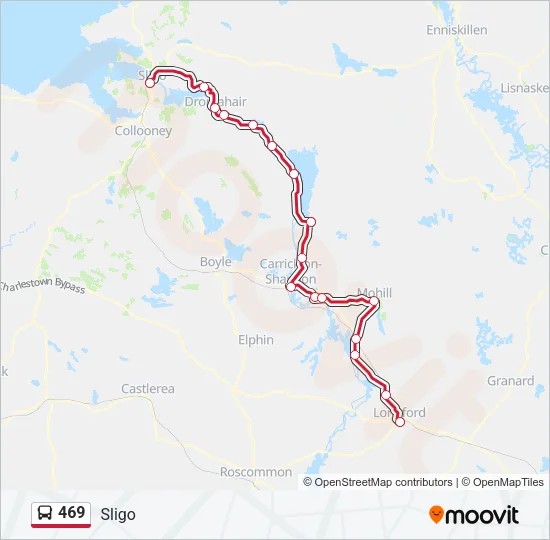 469 Bus Line Map