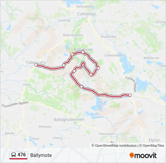 476 Bus Line Map