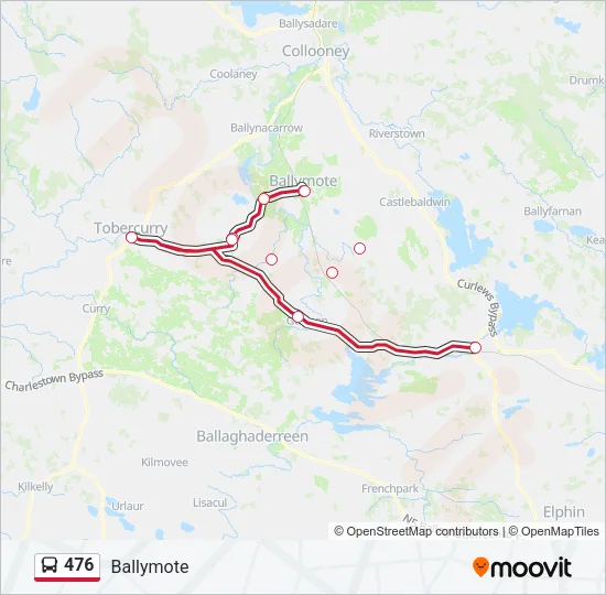 476 Bus Line Map