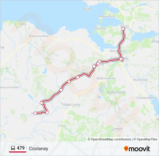 479 Bus Line Map