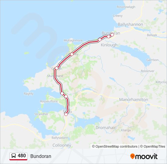 480 Bus Line Map