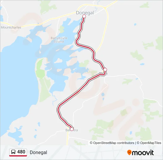 480 Bus Line Map