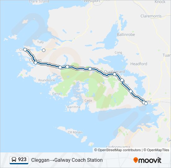 923 Bus Line Map