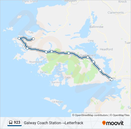 923 Bus Line Map