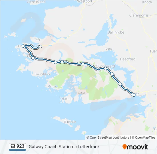 923 Bus Line Map