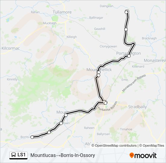 LS1 Bus Line Map