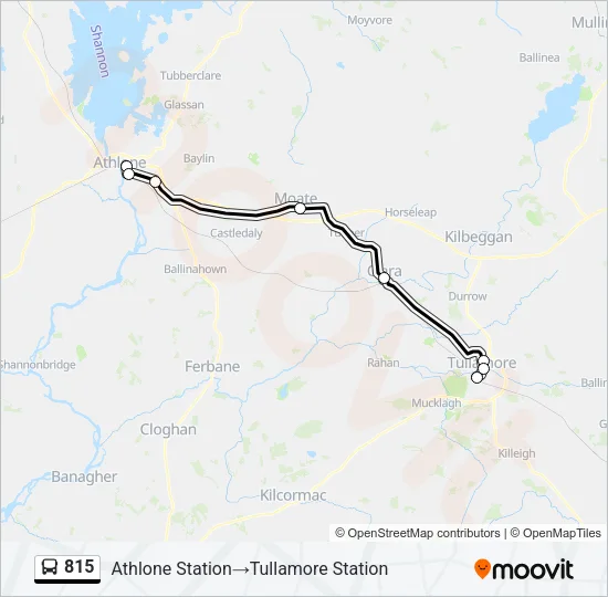 815 Bus Line Map