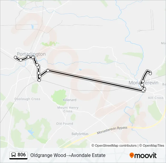 806 Bus Line Map