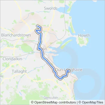 E2 Bus Line Map