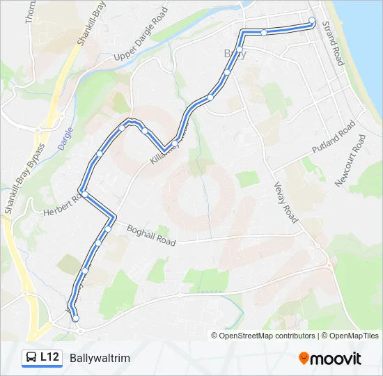 L12 Bus Line Map