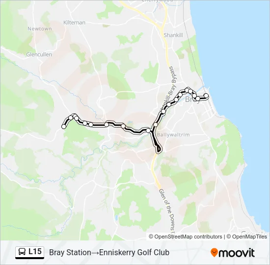 L15 Bus Line Map