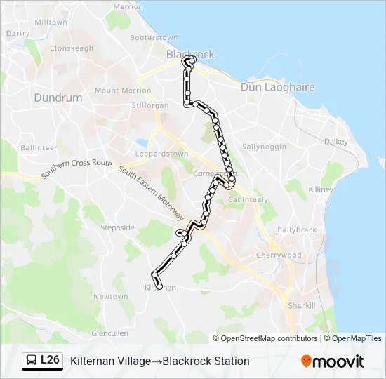 L26 Bus Line Map