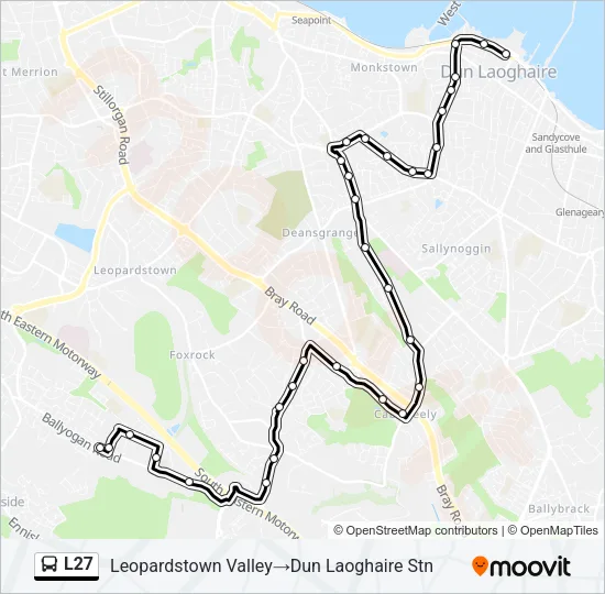L27 Bus Line Map
