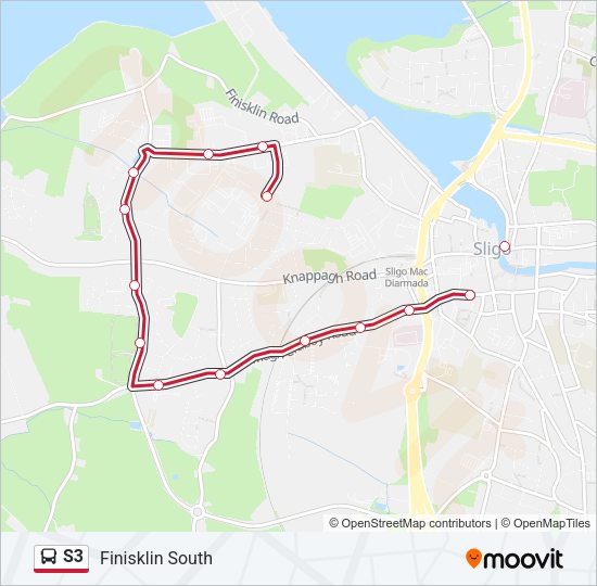 S3 Bus Line Map