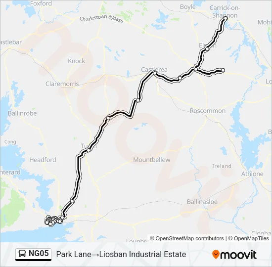 NG05 Bus Line Map