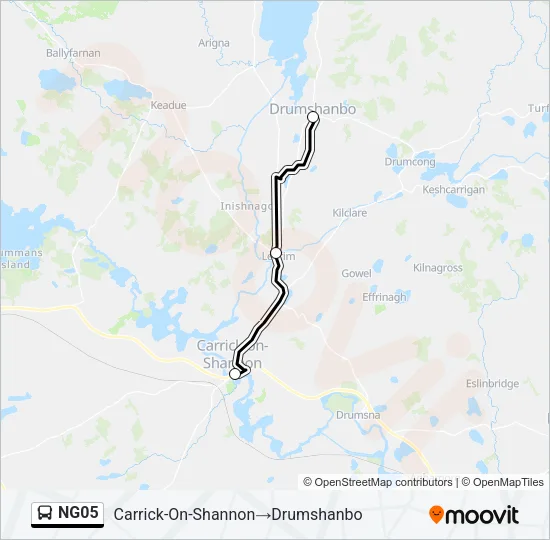 NG05 Bus Line Map