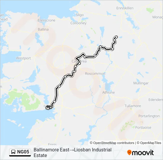 NG05 Bus Line Map