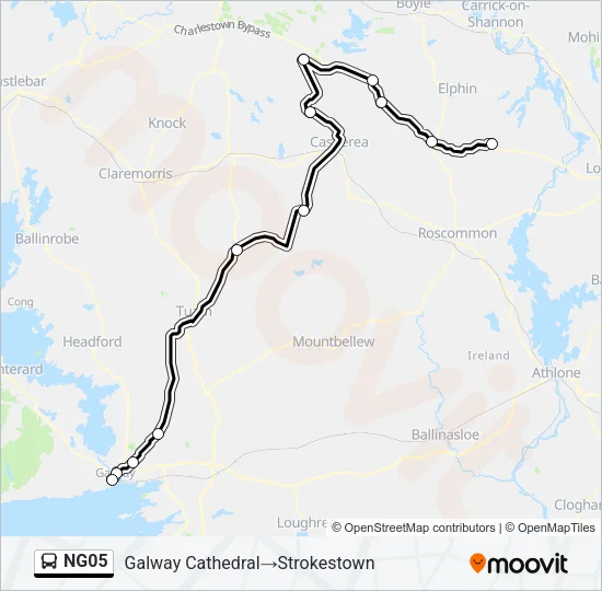NG05 Bus Line Map