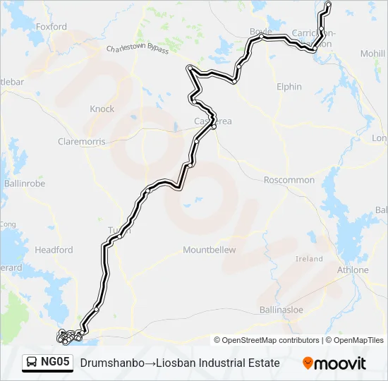 NG05 Bus Line Map