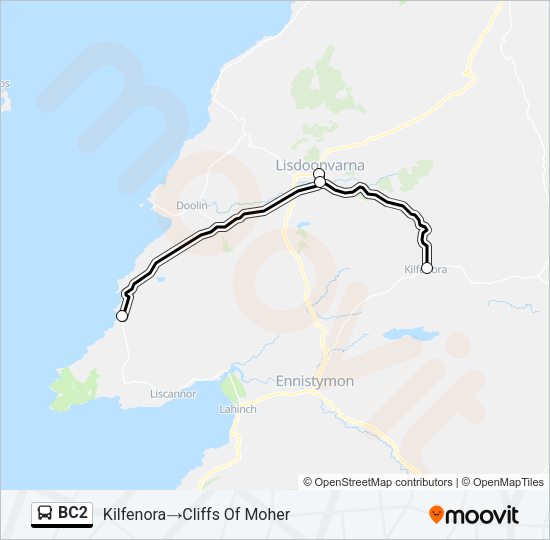 BC2 Bus Line Map